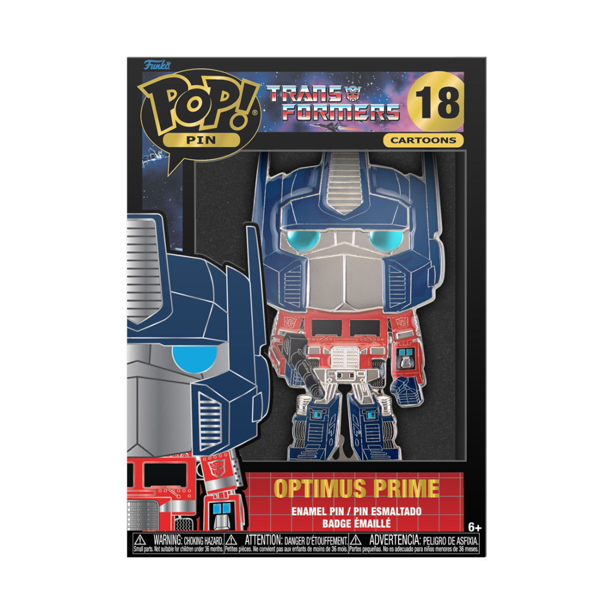 FUNKO POP PIN: TRANSFORMERS: OPTIMUS PRIME GROUP
